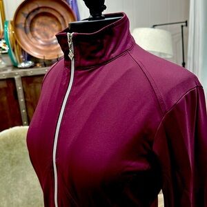 JoFit jacket - maroon full zip